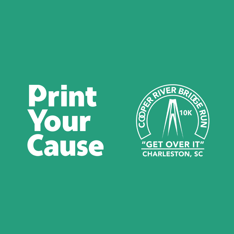 Print Your Cause and Cooper River Bridge Run partnership
